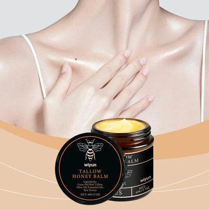 Tallow Honey Cream Glow Hydrating Skin Improve Elasticity Soft Bleaching Improve Dullness Firming Face Body Moisturizer Lotion